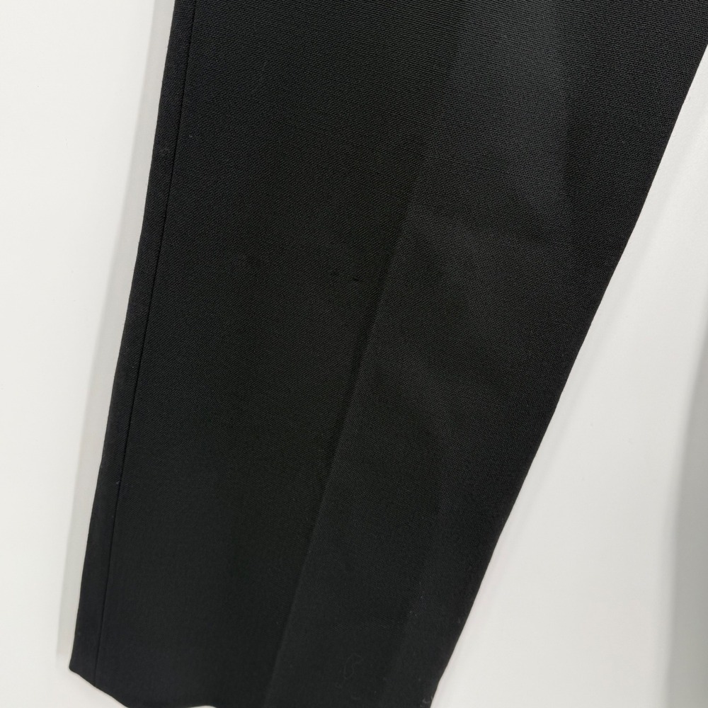 Kate Spade New York Black Wool Blend Tailored Straight Leg Trousers Pants Size 6 - Picture 4 of 8